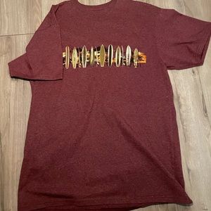 Newport Blue Maroon T-Shirt